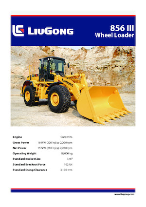 Wielladers Liugong 856 III 