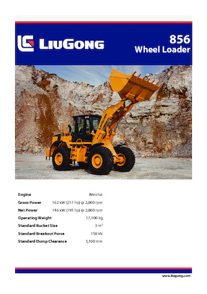 Wielladers Liugong 856 