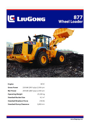 Wielladers Liugong 877 