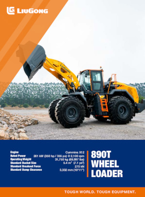 Wielladers Liugong 890T