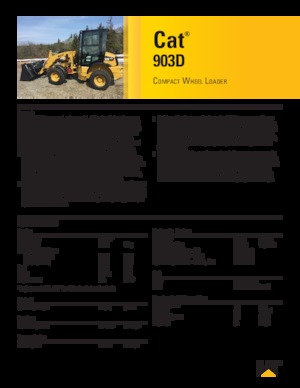 Wielladers Caterpillar 903D