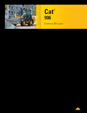 Wielladers Caterpillar 906