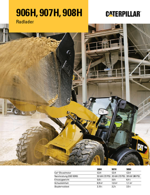 Wielladers Caterpillar 907H