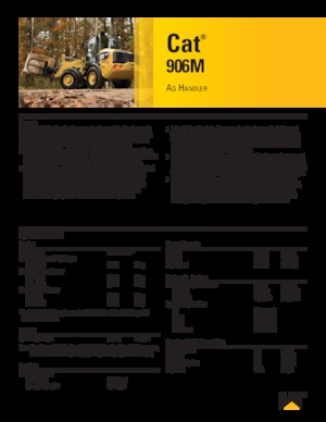 Wielladers Caterpillar 906M