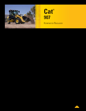 Wielladers Caterpillar 907