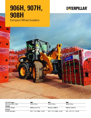 Wielladers Caterpillar 907 H