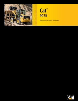 Wielladers Caterpillar 907K