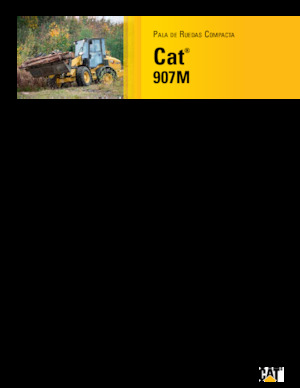 Wielladers Caterpillar 907M