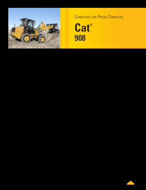 Wielladers Caterpillar 908