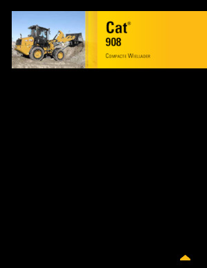Wielladers Caterpillar 908