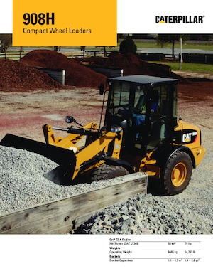 Wielladers Caterpillar 908H