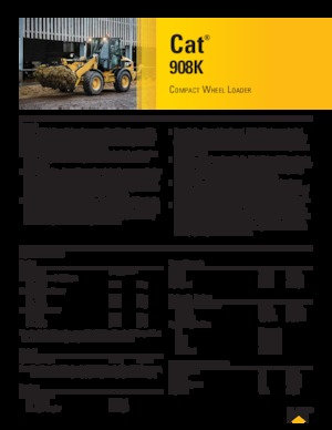 Wielladers Caterpillar 908K