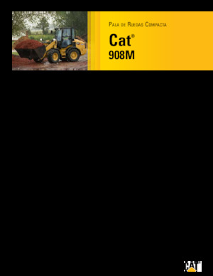 Wielladers Caterpillar 908M