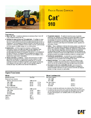 Wielladers Caterpillar 910