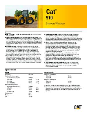 Wielladers Caterpillar 910