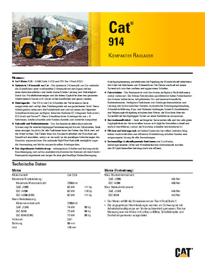 Wielladers Caterpillar 914