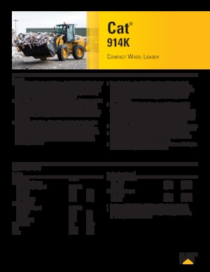Wielladers Caterpillar 914K