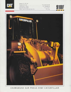 Wielladers Caterpillar 918 F