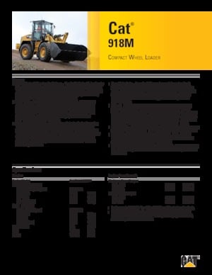 Wielladers Caterpillar 918M
