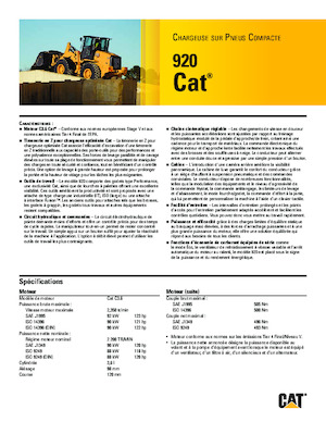 Wielladers Caterpillar 920