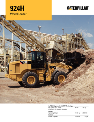 Wielladers Caterpillar 924H