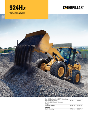 Wielladers Caterpillar 924Hz