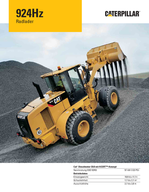Wielladers Caterpillar 924Hz