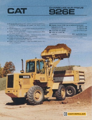 Wielladers Caterpillar 926E