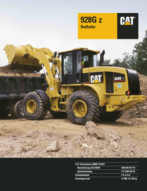 Wielladers Caterpillar 928 Gz