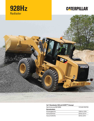 Wielladers Caterpillar 928Hz