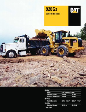 Wielladers Caterpillar 928Gz