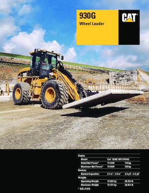Wielladers Caterpillar 930G