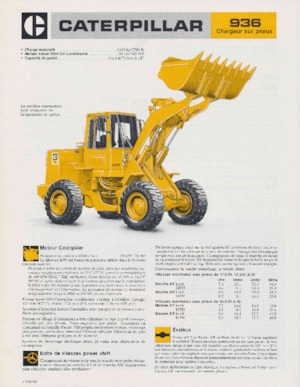 Wielladers Caterpillar 936