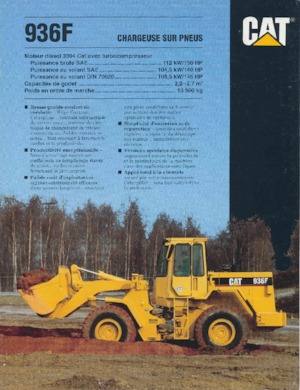Wielladers Caterpillar 936 F