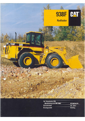 Wielladers Caterpillar 938 F