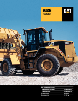 Wielladers Caterpillar 938 G