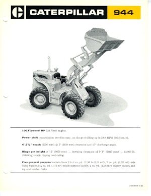 Wielladers Caterpillar 944