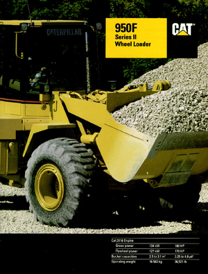 Wielladers Caterpillar 950 F II-StVZO