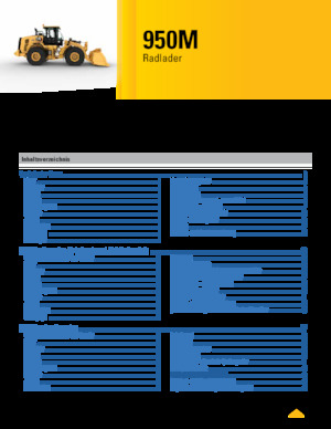 Wielladers Caterpillar 950M
