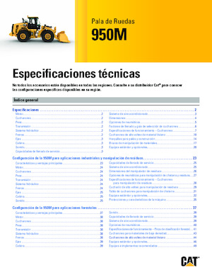Wielladers Caterpillar 950M