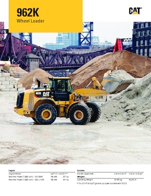 Wielladers Caterpillar 962K