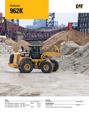 Wielladers Caterpillar 962K