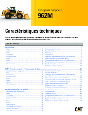 Wielladers Caterpillar 962M