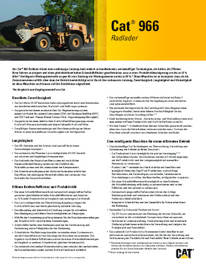 Wielladers Caterpillar 966