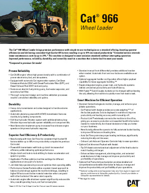 Wielladers Caterpillar 966