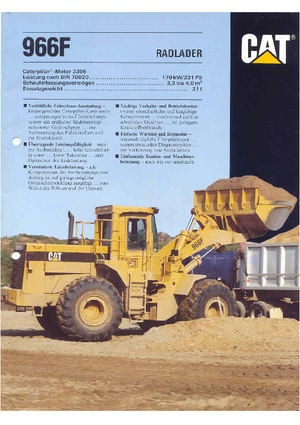 Wielladers Caterpillar 966 F