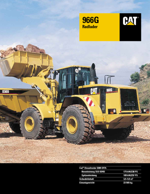 Wielladers Caterpillar 966 G