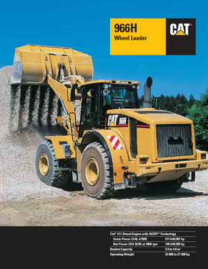 Wielladers Caterpillar 966H