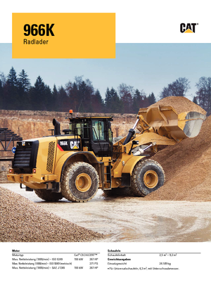 Wielladers Caterpillar 966K
