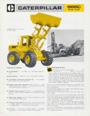 Wielladers Caterpillar 966C